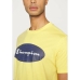 Camisola de Manga Curta Homem Champion Crewneck Amarelo