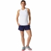 Pantalones Cortos Deportivos para Mujer Asics Court Azul oscuro