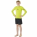 Camisola de Manga Curta Infantil Rip Curl Corps L/S Rash Vest  Amarelo Surf Licra