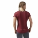 Maglia a Maniche Corte Donna Reebok Work Mesh Rosso Scuro