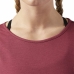 Maglia a Maniche Corte Donna Reebok Work Mesh Rosso Scuro