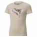 Camiseta de Manga Corta Infantil Puma Beige