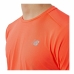 Kortærmet T-shirt til Mænd New Balance Accelerate Orange