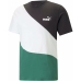 T-shirt Puma Power Cat Verde Homem