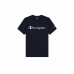 Men’s Short Sleeve T-Shirt Champion Crewneck Blue