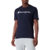 Men’s Short Sleeve T-Shirt Champion Crewneck Blue