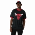 Basketbal T-shirt New Era NBA Mesh Chicago Bulls Zwart