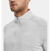 Langarmet T-skjorte til Menn Under Armour Tech 2.0 1/2 Zip Hvit