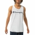 Heren Mouwloos T-shirt Champion Tank Top Wit