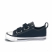 Buty sportowe Casual Dziecięce Converse Chuck Taylor All Star Granatowy Velcro