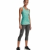 Dames-T-Shirt met Korte Mouwen Under Armour HeatGear  Aquamarijn