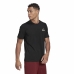 Heren-T-Shirt met Korte Mouwen Adidas Essentials Feel Comfy Zwart