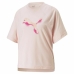 Camisola de Manga Curta Mulher Puma Modernoversi Cor de Rosa