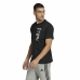 Tricou cu Mânecă Scurtă Bărbați Adidas Essentials Brandlove Negru