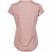 Dames-T-Shirt met Korte Mouwen Regatta Limonite VI Dusky Berg Zalm