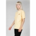 Camisola de Manga Curta Mulher 24COLOURS Casual Amarelo