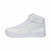 Kvinde Casual Sneakers Puma Carina 2.0 Mid Hvid