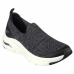 Naisten lenkkikengät Skechers Arch Fit - Quick Stride Musta