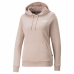 Sweat à capuche femme Puma Rose clair