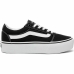 Kvinde Casual Sneakers Vans Ward Platform Sort