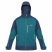 Chaqueta Deportiva para Hombre Regatta Hewitts VII Azul Verde Capucha