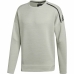 Herren Sweater ohne Kapuze Adidas Zne Crew Gr Hellgrau