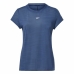 Dames-T-Shirt met Korte Mouwen Reebok Workout Ready Donkerblauw