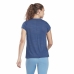 Dames-T-Shirt met Korte Mouwen Reebok Workout Ready Donkerblauw