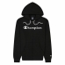 Мъжки суичър с качулка Champion Hooded Full Zip Черен