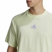 Lühikeste varrukatega T-särk, meeste Adidas Essentials Brandlove Kollane