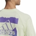 Lühikeste varrukatega T-särk, meeste Adidas Essentials Brandlove Kollane