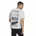 Tricou cu Mânecă Scurtă Bărbați Adidas Essentials Brandlove Alb