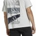 Camiseta de Manga Corta Hombre Adidas Essentials Brandlove Blanco