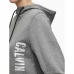 Kurtka Sportowa Damska Calvin Klein Full Zip Ciemny szary