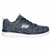 Naiste treeningkingad Skechers GRACEFUL-TWISTED FORTUNE Tumesinine Daam