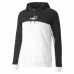 Sweat à capuche homme Puma Block X Tape  Blanc Noir