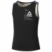 T-Shirt para Mulher sem Mangas Reebok Tank Preto