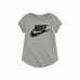 Maglia a Maniche Corte per Bambini Nike Futura SS Grigio