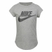 Camiseta de Manga Corta Infantil Nike  Futura SS Gris