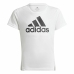 Child's Short Sleeve T-Shirt Adidas Designed To Move White