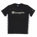 T-shirt med kortärm Herr Champion Crewneck Svart