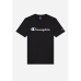 Camiseta de Manga Corta Hombre Champion Crewneck Negro