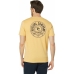 Camiseta Rip Curl Stapler Amarillo Hombre