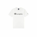 Camiseta de Manga Corta Hombre Champion Crewneck Blanco