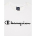 Camiseta de Manga Corta Hombre Champion Crewneck Blanco