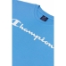 Heren-T-Shirt met Korte Mouwen Champion Crewneck Blauw