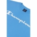 Men’s Short Sleeve T-Shirt Champion Crewneck Blue