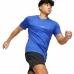 Maglia a Maniche Corte Uomo Puma Run Favorite Logo Azzurro