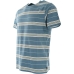 Camiseta Rip Curl Surf Revival Stripe Aguamarina Hombre