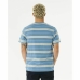 Shirt Rip Curl Surf Revival Stripe Aquamarijn Mannen